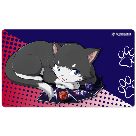 Card Cat Mat - Procyon Blue